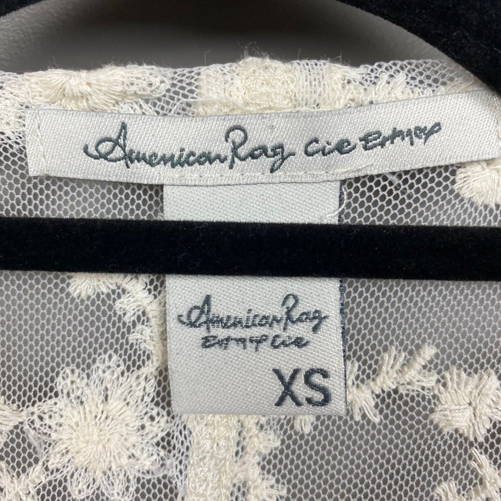 American Rag Lace Back Cardigan - Picture 4 of 4